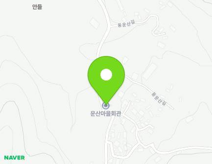 전라남도 화순군 동면 동운산길 55 (운산마을회관) 지도