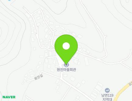 전라남도 화순군 사평면 원진길 24 (원진마을회관) 지도