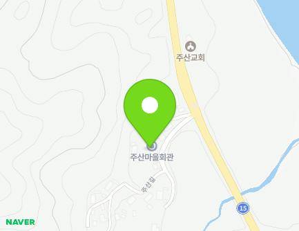 전라남도 화순군 사평면 주산길 8-1 (주산마을회관) 지도