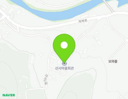 전라남도 화순군 이서면 산사1길 20 (산사마을회관) 지도