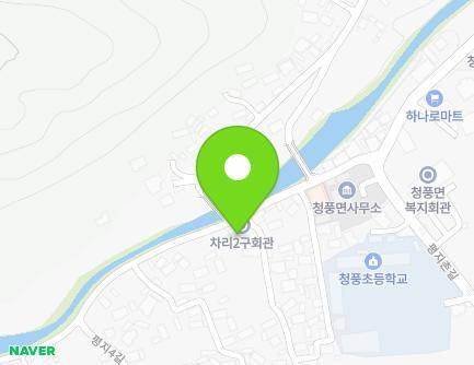 전라남도 화순군 청풍면 평지1길 15 (청풍면차리2구회관) 지도