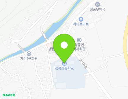 전라남도 화순군 청풍면 평지촌길 54 (청풍초등학교) 지도
