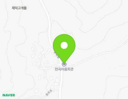 전라남도 화순군 춘양면 용회로 82 (천곡마을회관) 지도