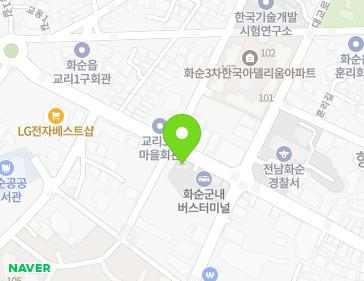 전라남도 화순군 화순읍 자치샘로 24 지도