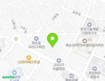 전라남도 화순군 화순읍 자치샘로 15-7 지도