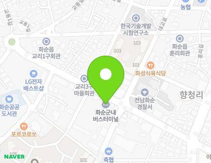 전라남도 화순군 화순읍 자치샘로 26 (화순교통) 지도