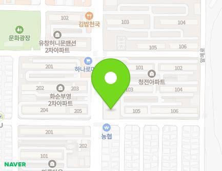 전라남도 화순군 화순읍 광덕로 154 (화순청전아파트) 지도