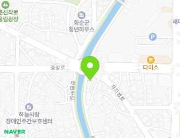 전라남도 화순군 화순읍 자치샘로 72 지도