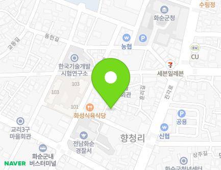 전라남도 화순군 화순읍 훈리길 8 지도