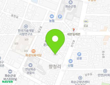 전라남도 화순군 화순읍 훈리길 22-4 지도