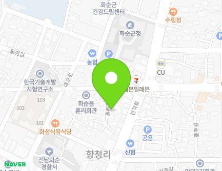 전라남도 화순군 화순읍 훈리길 19 지도