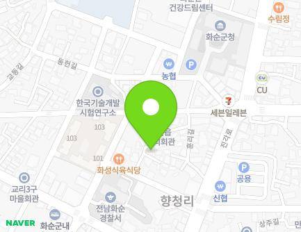 전라남도 화순군 화순읍 훈리길 8-1 지도