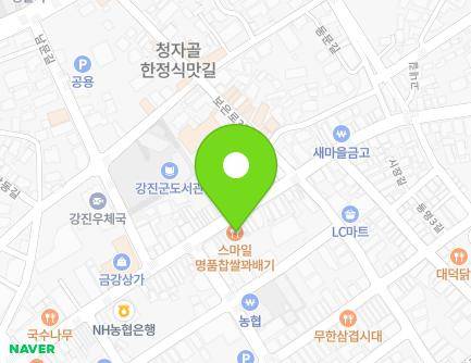 전라남도 강진군 강진읍 중앙로 124-1 지도