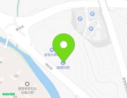 전라남도 광양시 백운로 1027 (성황동, SK고향주유소) 지도