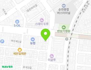 전라남도 순천시 팔마로 22 (장천동, 종합화장품) 전라남도 순천시 팔마로 22 (장천동, 종합화장품) 지도