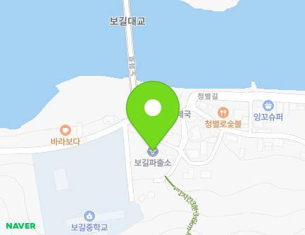 전라남도 완도군 보길면 보길로 1-1 (보길파출소) 지도