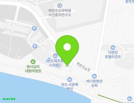 전라남도 완도군 신지면 해양치유길 230-1 (스타비치펜션) 지도