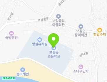 전라남도 완도군 보길면 중리1길 6-18 (보길동초등학교) 지도