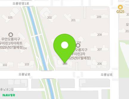 전라남도 무안군 일로읍 오룡번영1로 96 (오룡우미린더시그니처2차) 지도