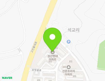 전북특별자치도 고창군 고창읍 보릿골로 195 (성산현대아파트) 지도