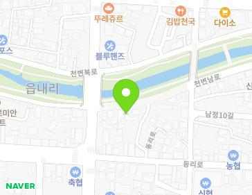 전북특별자치도 고창군 고창읍 천변남로 36 (러브샵) 지도