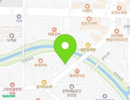 전북특별자치도 고창군 고창읍 월곡로 11 지도