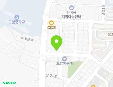 전북특별자치도 고창군 고창읍 남구1길 17-1 지도