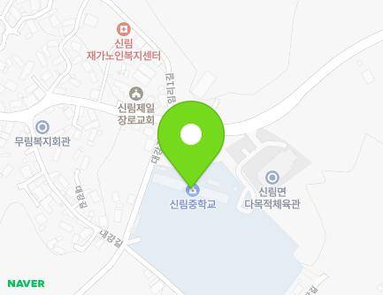전북특별자치도 고창군 신림면 대강길 19-2 (신림중학교) 지도