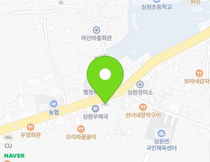 전북특별자치도 고창군 심원면 심원로 212 (고창군수협심원지점) 지도