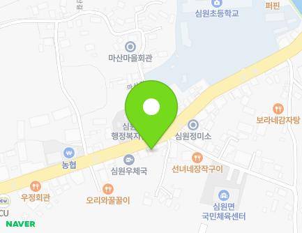 전북특별자치도 고창군 심원면 심원로 214 (현대마트) 지도