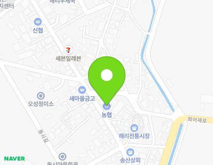 전북특별자치도 고창군 해리면 해리중앙로 72 (해리농협) 지도