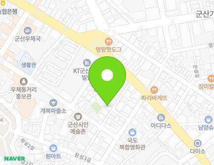 전북특별자치도 군산시 중앙로 139-22 (개복동, 진로식당) 지도