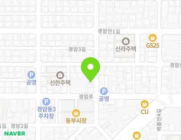 전북특별자치도 군산시 경암3길 13 (경암동, 짱구머리) 지도