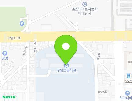 전북특별자치도 군산시 경암3길 64-1 (경암동, 구암초등학교) 지도