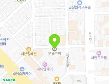 전북특별자치도 군산시 백릉2길 14 (경장동, 무릉연립주택) 지도