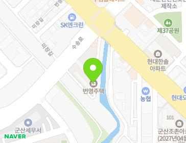 전북특별자치도 군산시 수송로 360-11 (경장동, 번영연립주택) 지도
