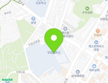 전북특별자치도 군산시 구영신창길 60-6 (금동, 동산중학교) 지도