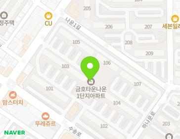 전북특별자치도 군산시 수송로 49 (나운동, 금호타운아파트) 지도