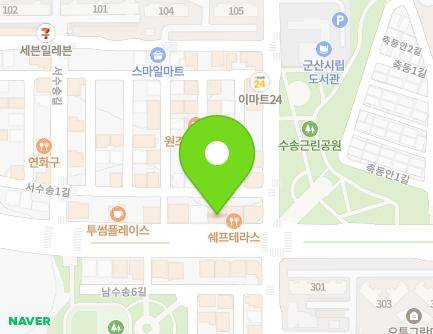 전북특별자치도 군산시 수송로 133 (나운동, 군산농협) 지도