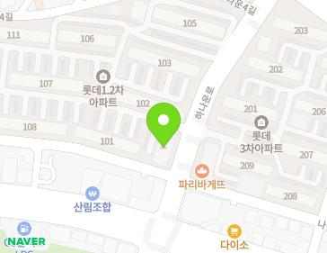 전북특별자치도 군산시 하나운로 43 (나운동, 롯데아파트1,2차상가) 지도