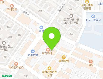 전북특별자치도 군산시 나운2길 34 (나운동, 유앤미프라자) 지도