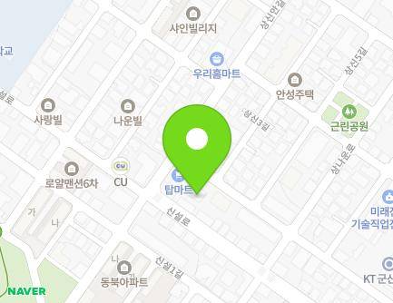 전북특별자치도 군산시 상신1길 25-1 (나운동, 성모어린이집) 지도