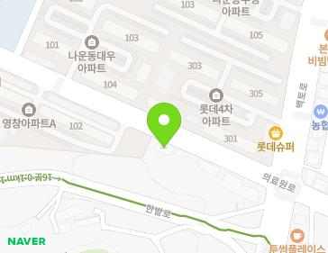 전북특별자치도 군산시 의료원로 121 (나운동, 영창빌딩) 지도