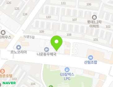 전북특별자치도 군산시 공단대로 396 (나운동, 원할머니보쌈) 지도