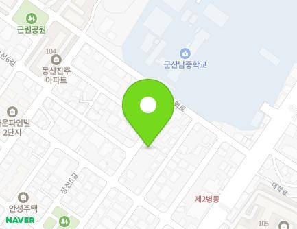 전북특별자치도 군산시 상나운로 116 (나운동, 해양빌라) 지도
