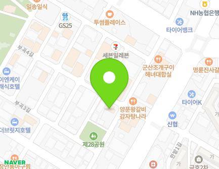 전북특별자치도 군산시 부곡1길 61 (나운동, 휘닉스모텔) 지도
