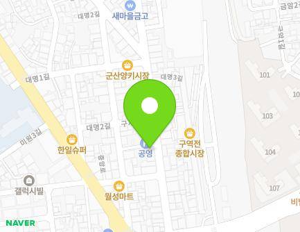 전북특별자치도 군산시 구시장로 13-1 (대명동) 지도