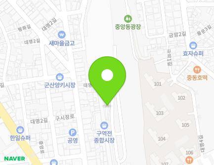 전북특별자치도 군산시 대명3길 38-4 (대명동, 한산상회) 지도