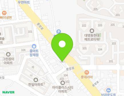 전북특별자치도 군산시 중앙로 37 (대명동, 카페슈퍼워커) 지도