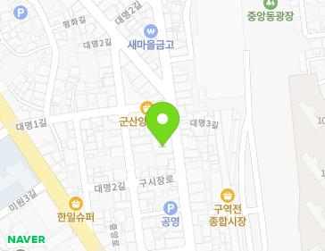 전북특별자치도 군산시 구시장로 21 (대명동, 사료마트) 지도